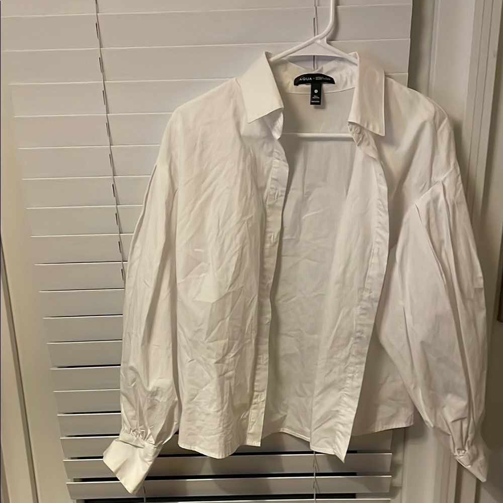 Aqua x SCOUT The CITY White Polo